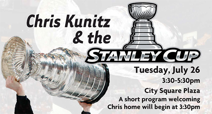 STANLEY CUP VISIT WITH CHRIS KUNITZ