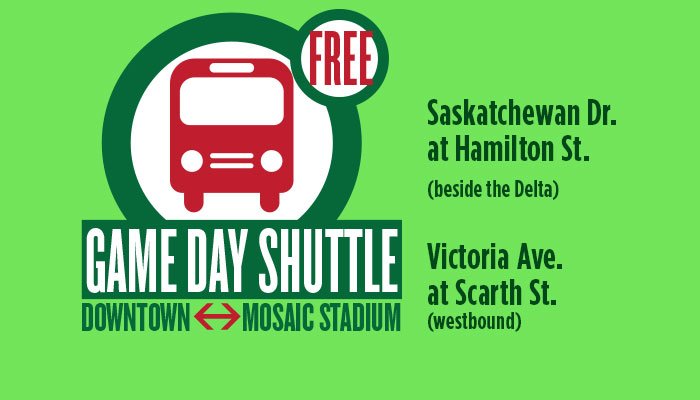 DOWNTOWN/MOSAIC STADIUM SHUTTLE